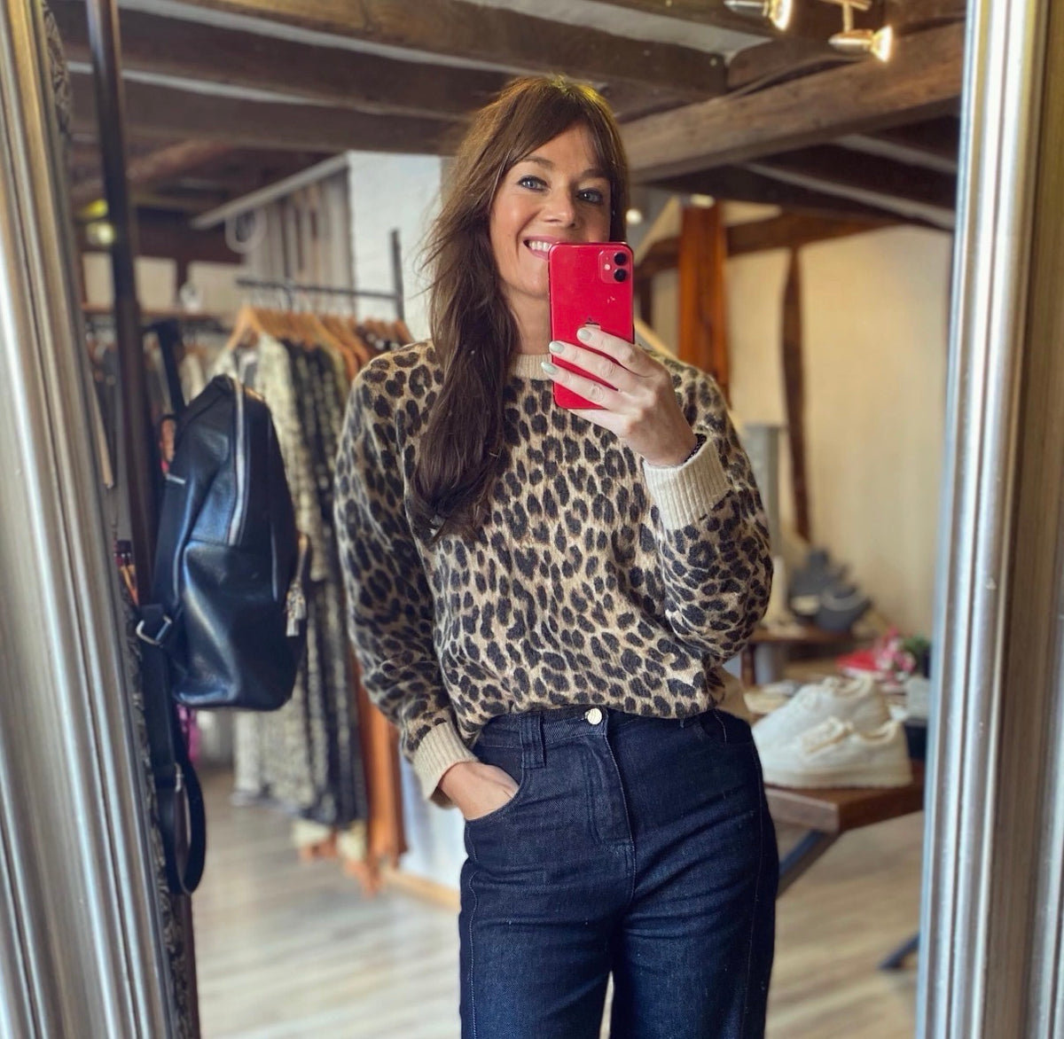 Grace & Mila Animal Print Jumper