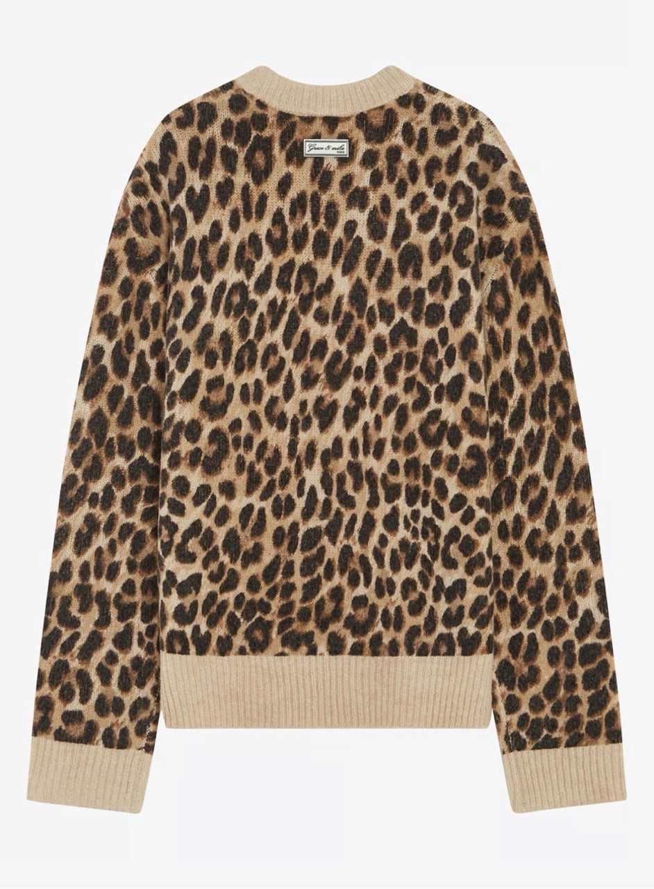 Grace & Mila Animal Print Jumper